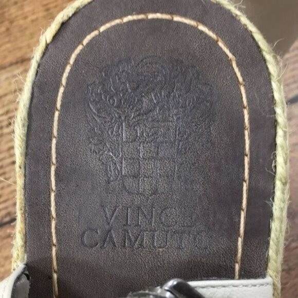 Vince Camuto Strappy‎ Woven Platform Wedge Sandals Womens 10B Slingback - Picture 7 of 11